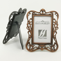 2-inch alloy bronze two-inch frame setting creative phase frame bracket European-style picture frame can be used as refrigerator stickers