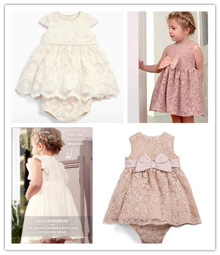 Spot mamaspapas girl Inrenlace brightly lit butterfly knot Birthday Dress Princess Dresses Dress l