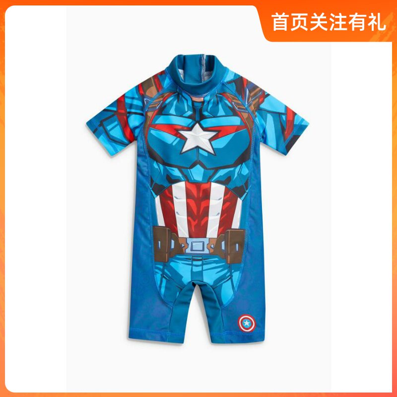 Spot next children's clothing boys Batman Captain America swimsuit swimsuit swimsuit