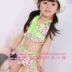 Rút khỏi shop ~ Áo tắm bé gái chấm bi nhiều màu sắc váy xẻ tà bikini áo tắm bé gái suối nước nóng - Bộ đồ bơi của Kid Bộ đồ bơi của Kid