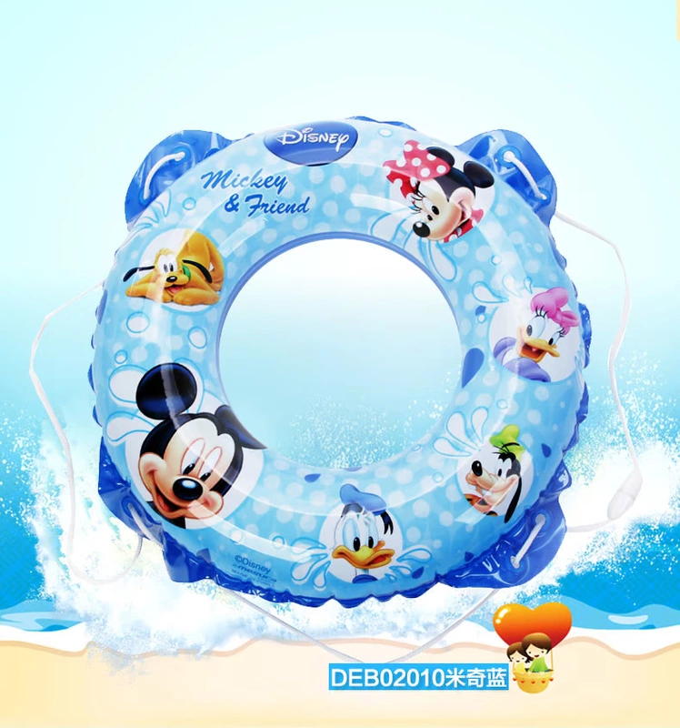 Công chúa Disney đích thực Disney Girls Girls Girls Ring Ring Children Float Parent-child Bơi Ring Under the Lifebuoy - Cao su nổi phao bơi đỡ cổ cho bé