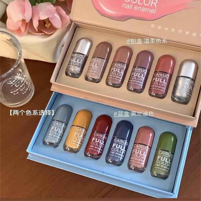 Authentic Children's Nail Polish 2024 New Model No-Bake Nail Salon Exclusive High-End Long-Lasting Non-Toxic Odorless Quick-Drying for Girls