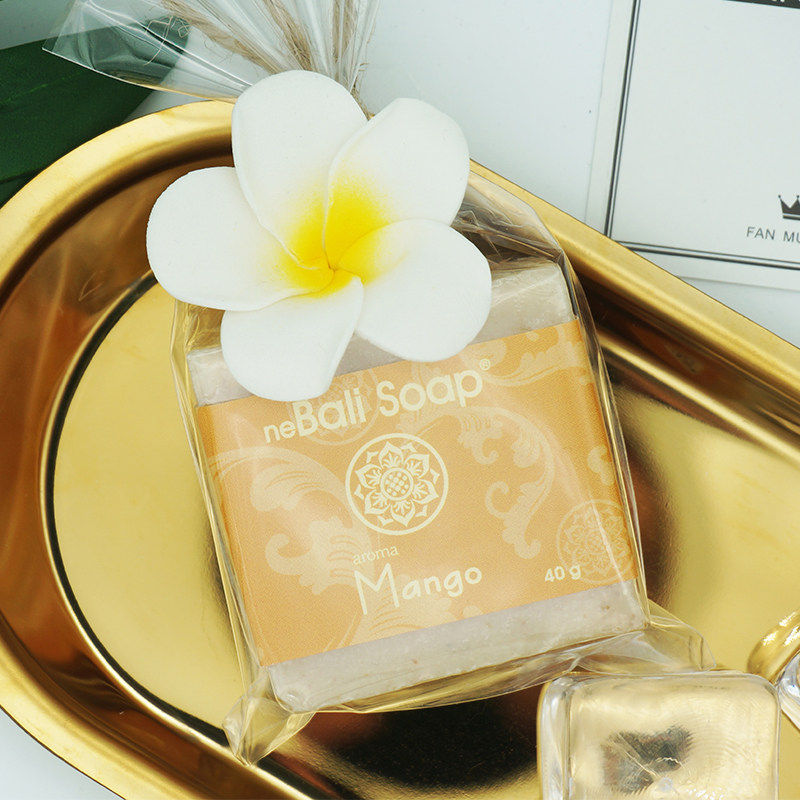 bali soap (mango 40g) Balinese Terfic Original Imported Natural Essential Oils Cold Pressed Handmade Soap