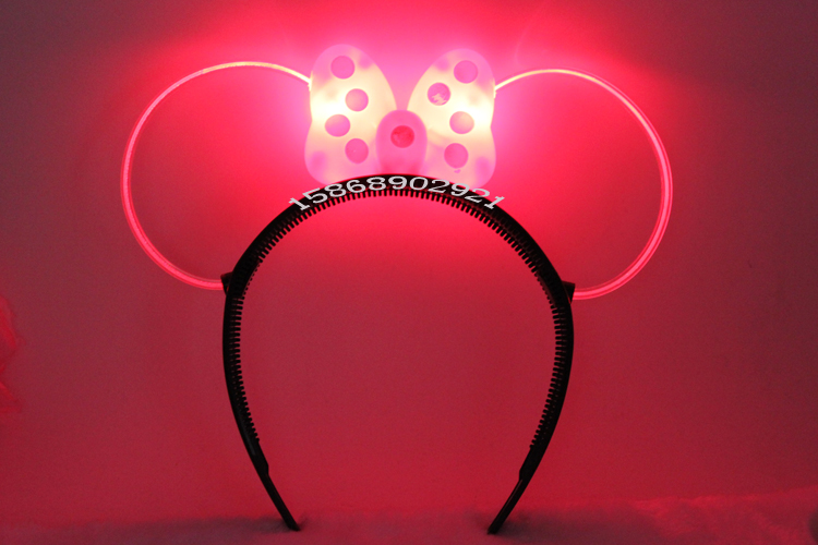 1211 lạnh ống cung băng đầu headband Spot Mickey ánh sáng đầu trang trí tiệc - Sản phẩm Đảng / Magic / Hiệu suất 	đồ hóa trang halloween cho trẻ em