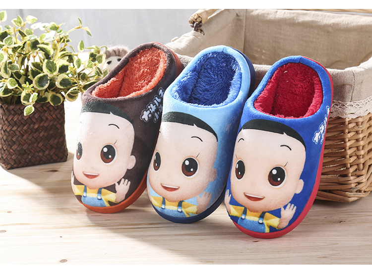 Chaussons enfants en suède pour hiver - Ref 1008378 Image 12