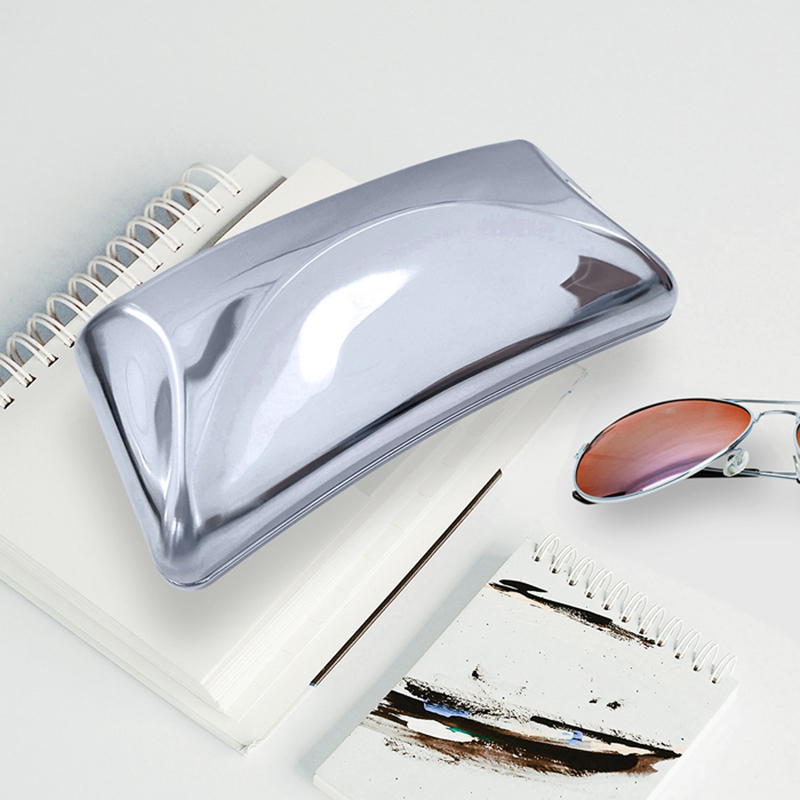 Guangdong Dongguan Electroplated Glasses Case, High-End Fashionable Sunglasses Storage Box, Unisex Guangdong Dongguan Electroplated Glasses Case, High-End Fashionable Sunglasses Storage Box, Unisex