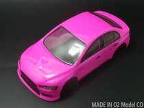 MINI-D GS EVO powder wide body car shell 1 28 model remote control car Drift racing four-wheel drive AWD rear drive