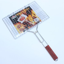 BBQ clip grilled fish clip vegetable clip burger clip barbecue clip multi-function mesh clip double fish grill net
