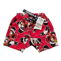 High-end custom black super pacifier full print panda shorts Japanese version of the tide brand boys and girls cute slacks quick dry pants