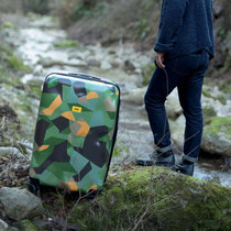 Italy Crash Baggage travel study suitcase broken matte universal wheel trolley case