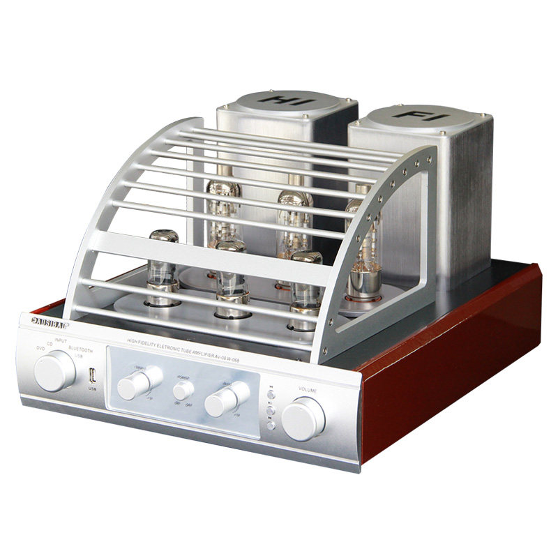 British Augsburg fever HiFi tube amplifier vacuum tube power amplifier high-power Bluetooth USB front bile back stone