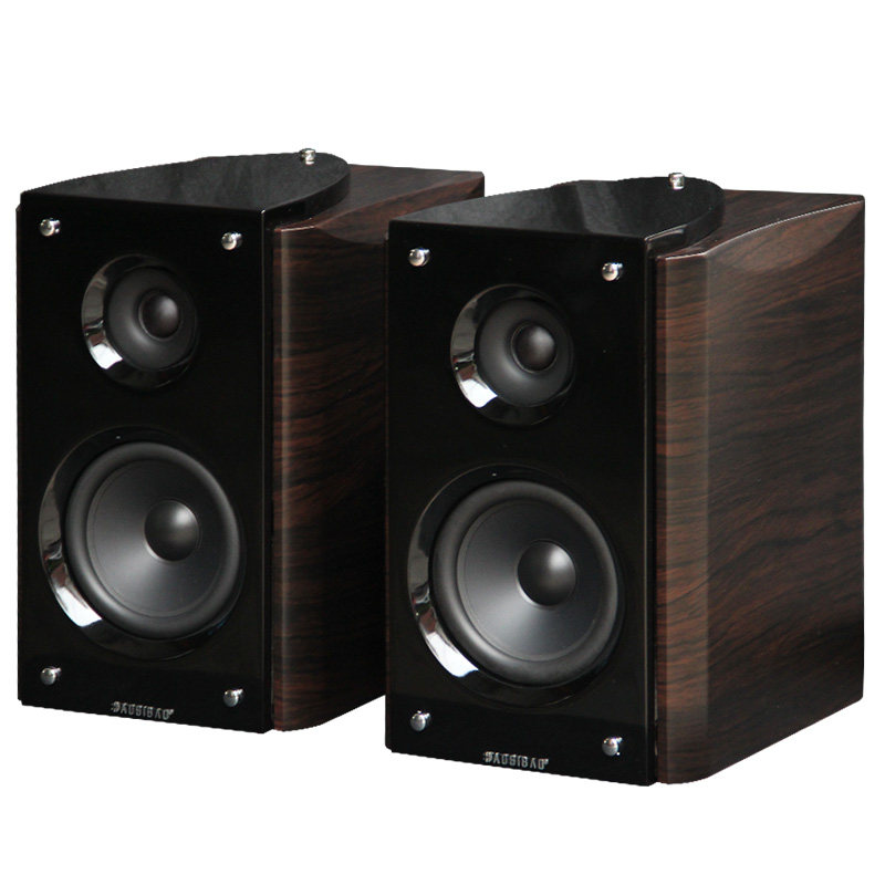 British imported fever 5 5 inch bookshelf speaker passive hifi audio high fidelity wooden home desktop 2 0