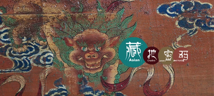 Tây Tạng hộp hổ [trang trí] đồ gỗ cũ rắn, hộp Tây Tạng, hộp khóa, tủ khóa, hổ và gió - Cái hộp
