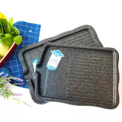 South Korea imported Anycook thick non-stick baking tray rectangular card oven baking tray barbecue tray maifanite coating