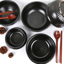 Gift pot mat Korea KYUNGSAN stone pot Bibimbap special casserole Stone pot miso soup pot Ceramic pot Korean restaurant special