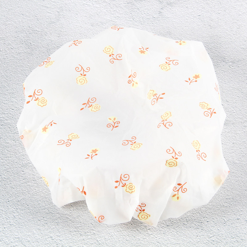 South Korea chunill waterproof shower cap thickened and durable shower cap personal toiletries easy to use shower cap flower shower cap 1P