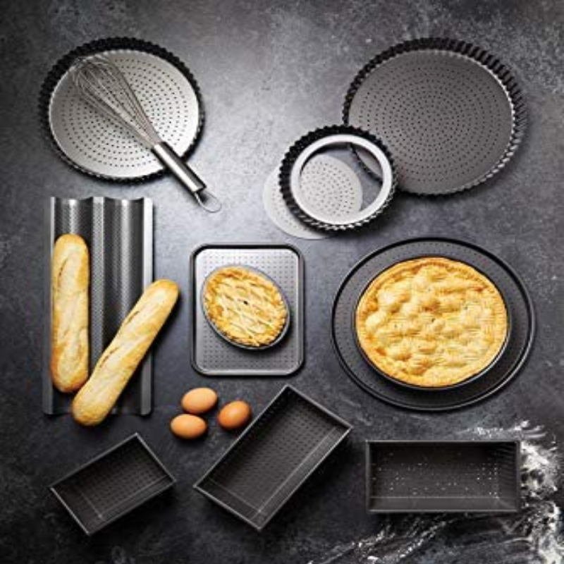 British metal square non-stick baking mold Moon cake cake roll baking tray Cake bread toast mold French