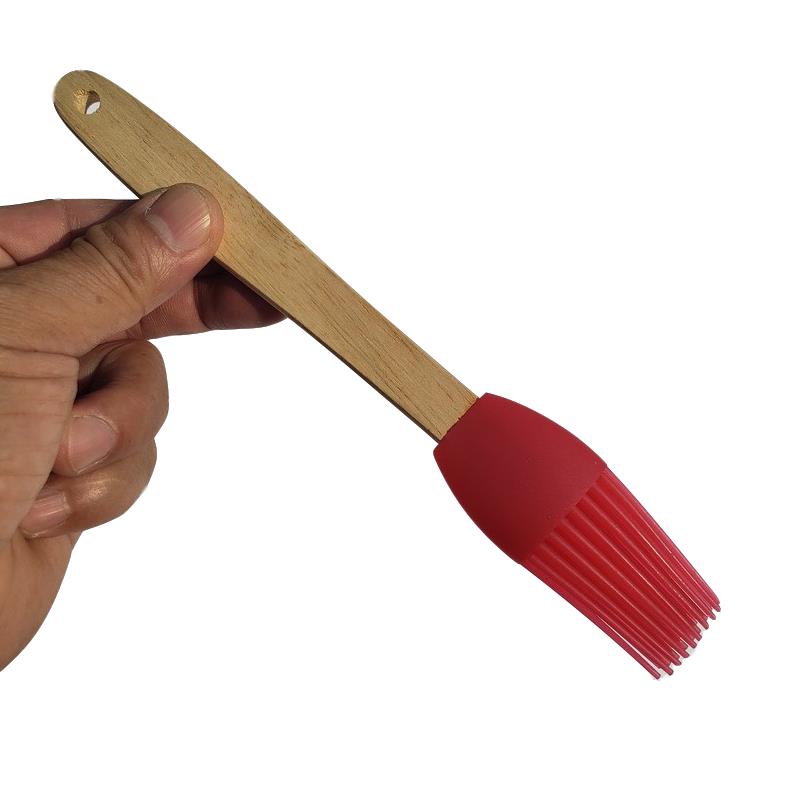 Delange original single platinum foreign trade silicone brush high temperature barbecue oil brush seasoning brush Egg liquid brush baking tools