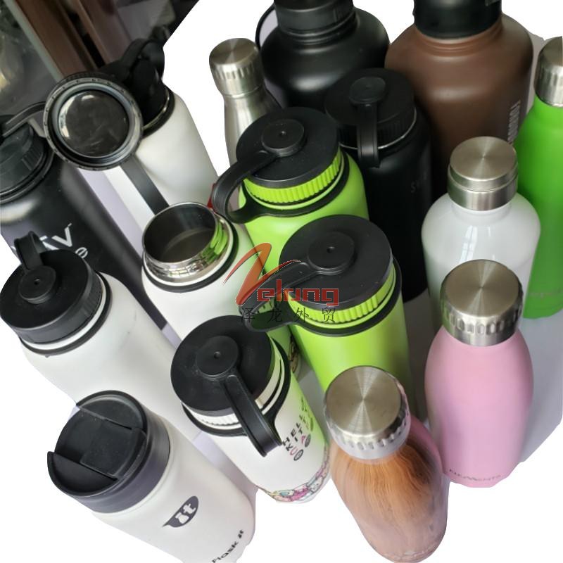 Double-layer thickened insulation cup men and women 304 stainless steel portable water cup large-capacity business tea cup cold storage cup