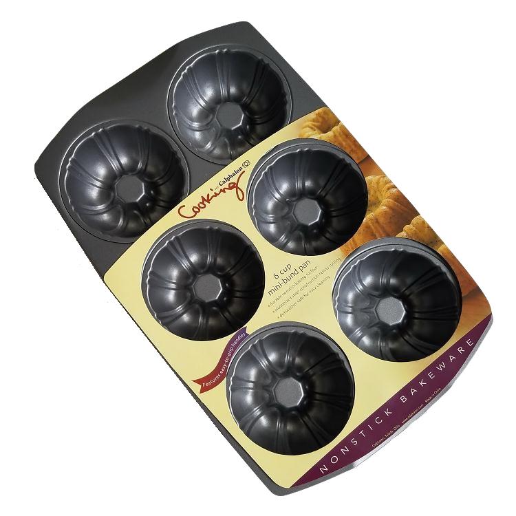Baking tools Chiffon cake mold Mini Savarin round cake baking tray Moon cake mold Snack tray Candy tray