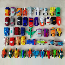 A variety of puzzle deformation car dinosaur car tank small plane car racing deformable bulk toy