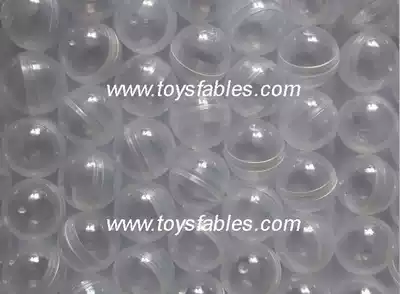 28mm transparent eggshell PP toy Shell candy shell suitable for egg twisting machine jumping ball machine etc