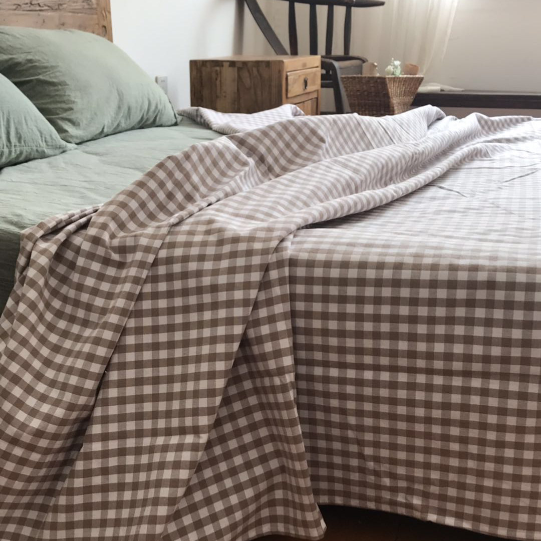 Combed cotton 21 high class old coarse cloth sheets can be added to pillowcase