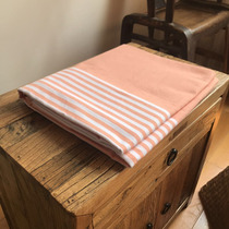Sister Lius school starts school dormitory student staff single simple pure cotton old coarse cloth striped sheets