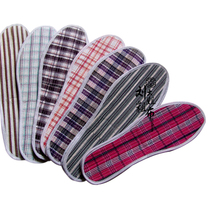 Sister Lius pure cotton thickened handmade old coarse cloth insoles are comfortable and breathable absorb sweat deodorize and care for your feet. Men and women.