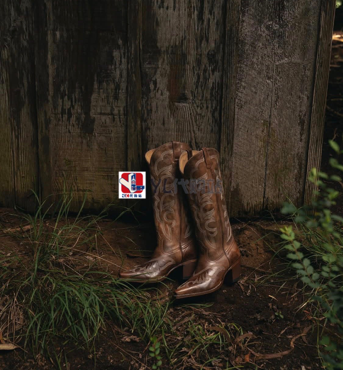 Западные Boots 美国直邮代购bella同款shyanne刺绣方尖头高筒真皮靴夏西部牛仔靴 Other