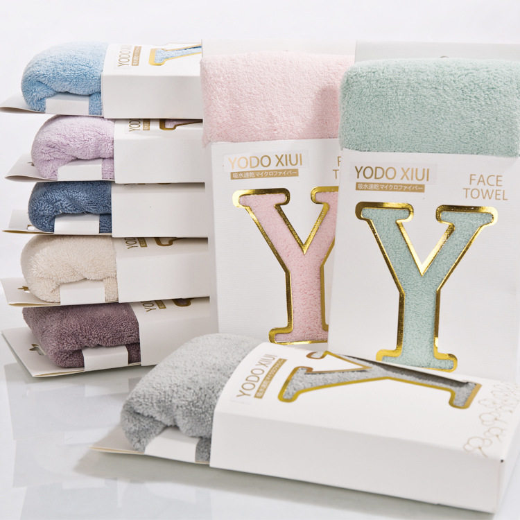 Export Japan yodo xiui towel Super absorbent soft quick dry cleaning face beauty salon wipe hair dry hair towel