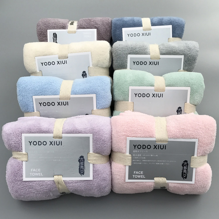 yodo xiui Japanese towel wash face super absorbent quick-drying sports couple rub hair dry hair towel beauty salon