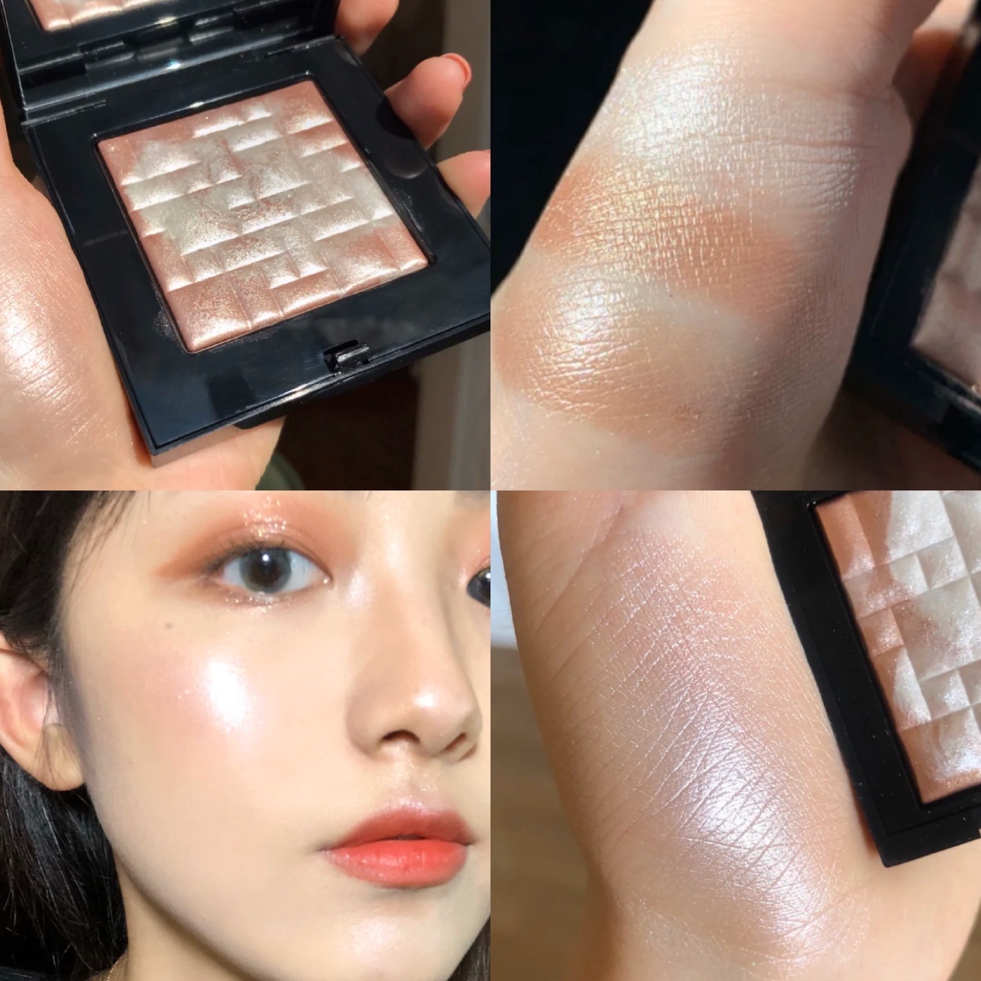 Bobbi brown Barbie pork belly High-gloss repair plate Crystal bright makeup plate Pink glow 8g