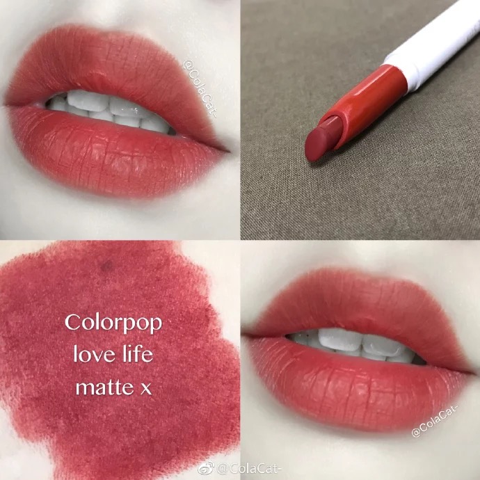 Spot colourpop MLBB bút chì son môi # Ziggie / Love Life / Goldie black rouge a30