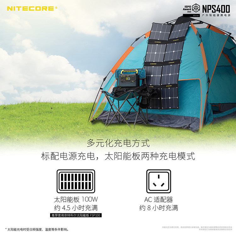 Дорожный умный портативный блок питания, 220v, высокая мощность nitecore/奈特科尔 