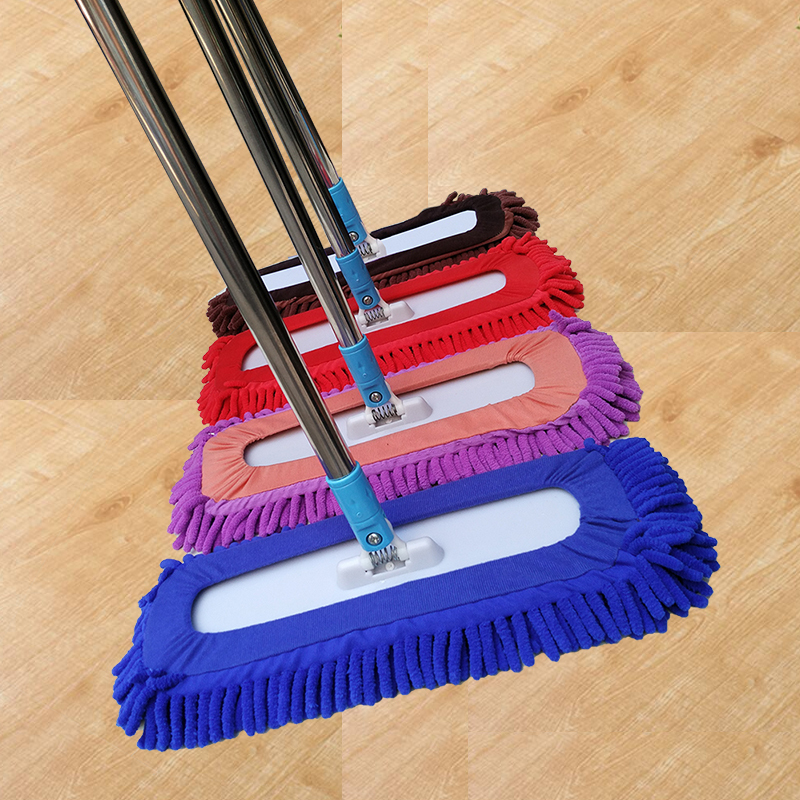 Chenille Elastic Caterpillar Flat Cloth Cover Square Oil-Absorbing Widening Removable and Washable One-Mop Clean Manual Floor Mop Chenille Elastic Caterpillar Flat Cloth Cover Square Oil-Absorbing Widening Removable and Washable One-Mop Clean Manual Floor Mop
