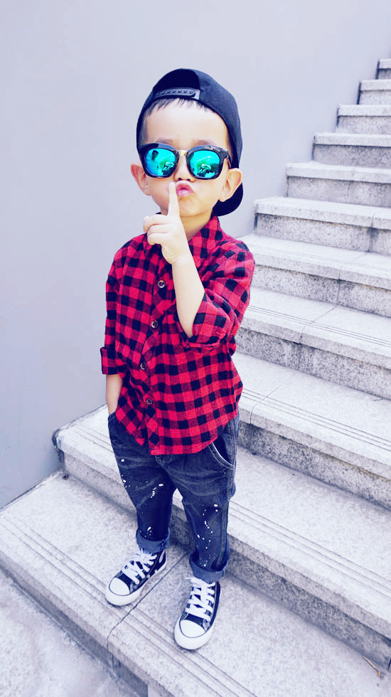 Chemise enfant à manche longue en coton - Ref 2083143 Image 9