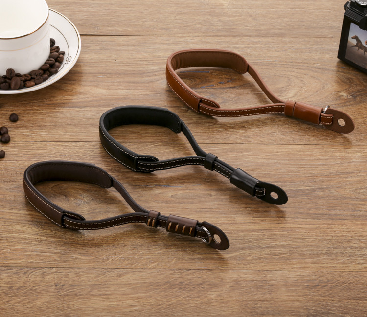 Genuine leather wrist support ZV1 Micro-SLR camera a6400a7m3 Fuji xs10XT30 camera 80d7500z6m50 Monocular rope