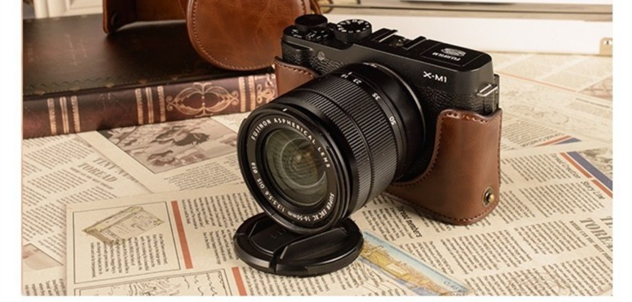 Áp dụng túi đựng máy ảnh Fuji XA3 X-A10 bao da đặc biệt XA1 XA2 XA5 bao đựng máy ảnh xa3 - Phụ kiện máy ảnh kỹ thuật số túi máy ảnh