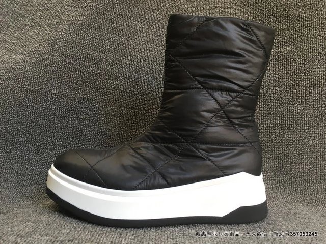 35-40 Yard Warm Shoes Snowy Boots Padded Duck Suede Midcylinder Waterproof Non-slip Anti-Chill Plus Suede Thickened Outdoor Cotton Shoes