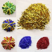 La flower ball cheerleading team hand flower cheerleading flower ball hand flower dance performance