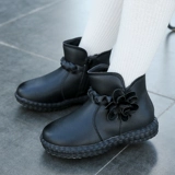 Martens, детские ботинки, демисезонные флисовые короткие сапоги, мягкая подошва