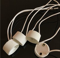 Ceramic lamp holder GU10 LED lamp holder spotlight holder GU10 aging base with high temperature line gu10 ceramic lamp holder