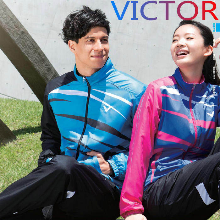 Victory VICTOR5262 shuttle woven with velvet warm type long sleeve badminton sports jacket windcoat gush-Taobao