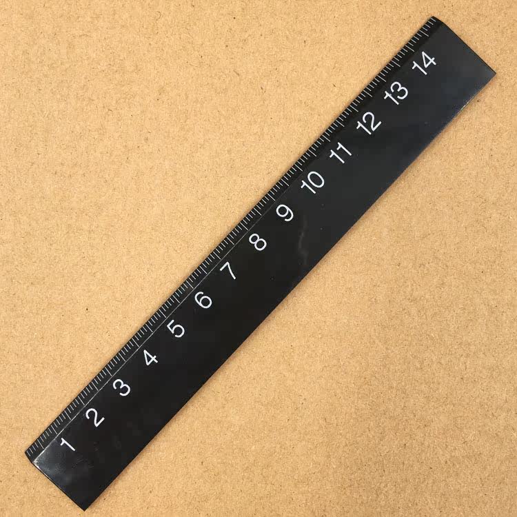 [USD 5.48] 58 yuan s MUJI unprinted good stationery ruler ABS white ...