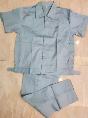 Stock anti-static fabric summer short sleeve work clothes Yanfeng embroidery label