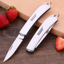 Stainless steel fruit knife folding knife camping boutique knife Kitchen home outdoor portable mini melon knife