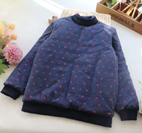 Темно -синий принт