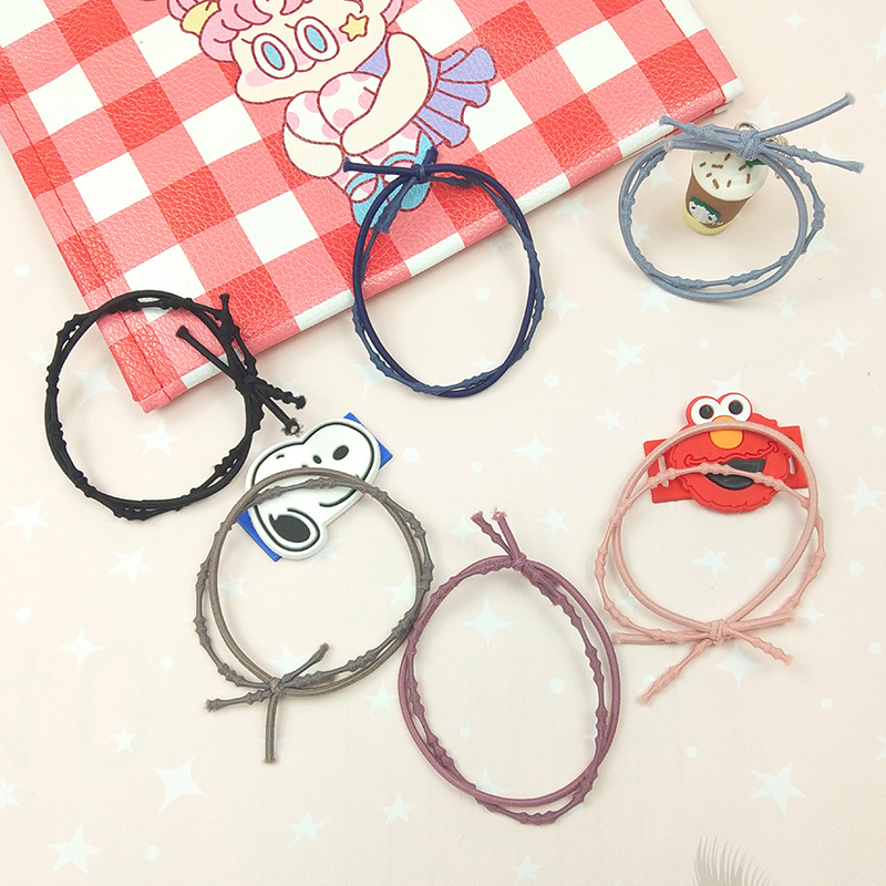 Korean Hyuna style sweet simple hair circle Cute hair circle tie hair rubber band Hair circle Sen female wild female hair accessories