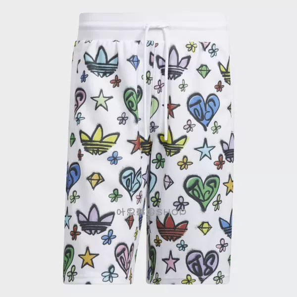 Кроссовые/спорт shorts бренда Adidas Clover Jeremy Scott совместные мужские и женские HL6473